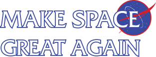 TSHIRT - Make Space Great Again Magnet