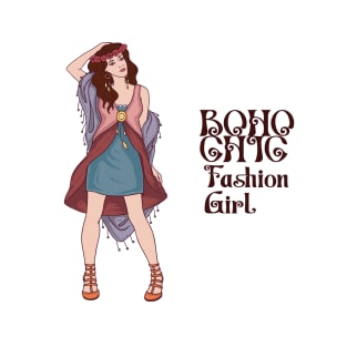 boho chio fashion girl T-Shirt