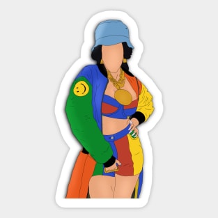 Cardi B - Jealousy  Sticker for Sale by cardiisshook