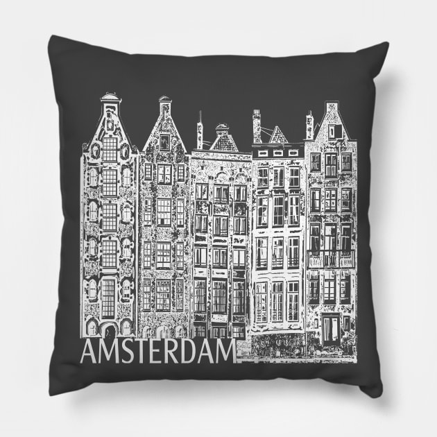 Amsterdam Pillow by TravelTs