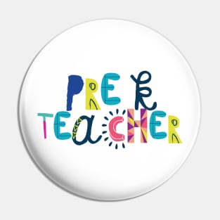 Cute Pre-K Teacher Gift Idea Back to School Pin