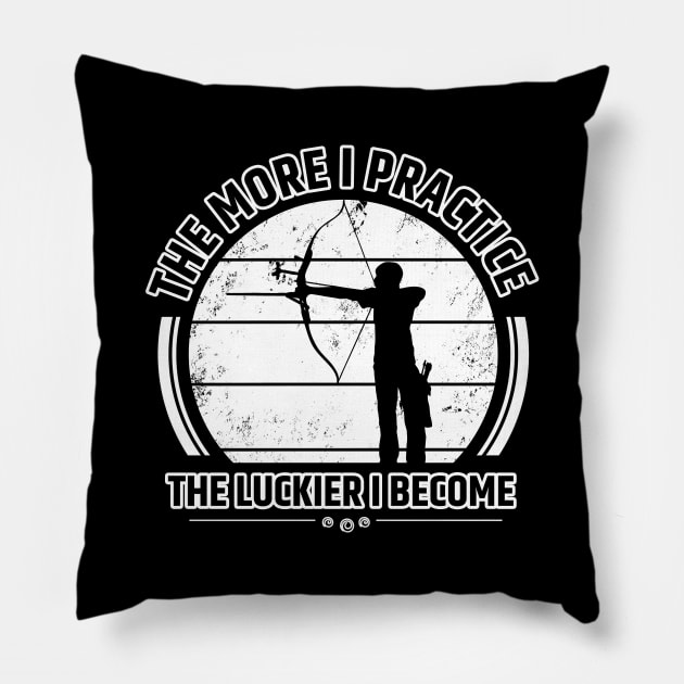 Funny Archery Quotes Vintage Clothes Pillow by shirtontour