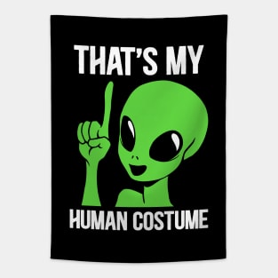 Alien Gray Human Costume by Tobe Fonseca Tapestry