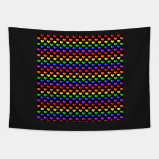 Valentine's Day Pattern - LGBT - Love is Love Tapestry