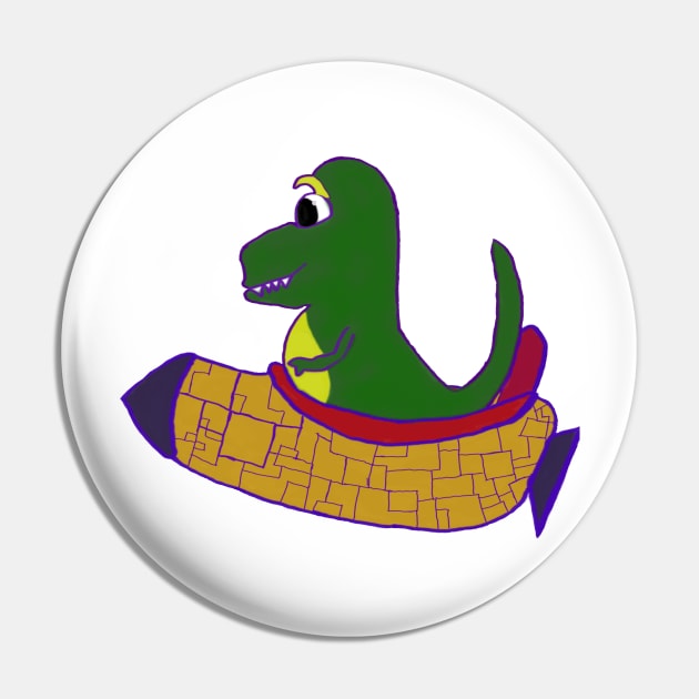 The Dino rocket Pin by system51