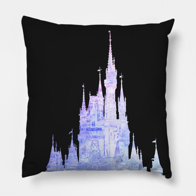 Painted Magic Castle Pillow by FandomTrading