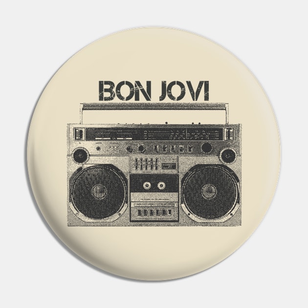 Bon Jovi / Hip Hop Tape Pin by SecondLife.Art