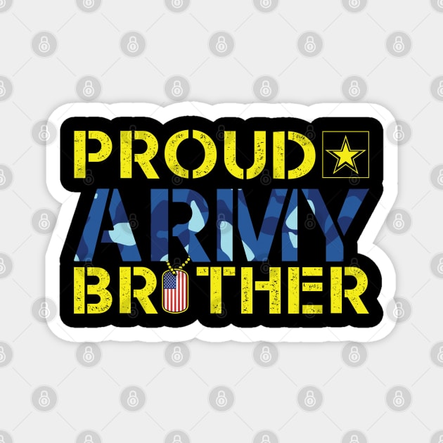 Proud Army Brother Magnet by busines_night