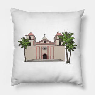The Santa Barbara Mission Pillow