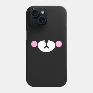 Pink kawaii bear mask Phone Case