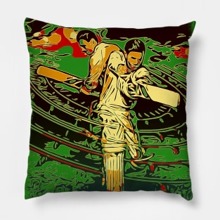 World Cup Cricket Batsman Passion P1 Pillow