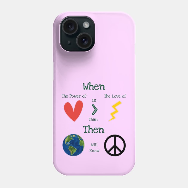 The Power Of Love Phone Case by bamboonomads