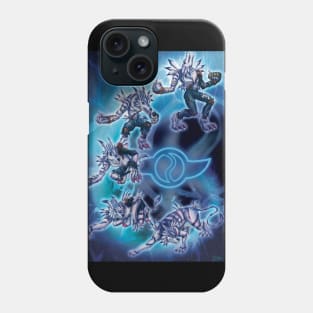 Garurumon Digivolve to WereGarurumon Phone Case