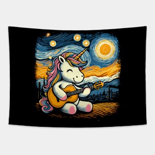 unicorn playing guitar Tapestry