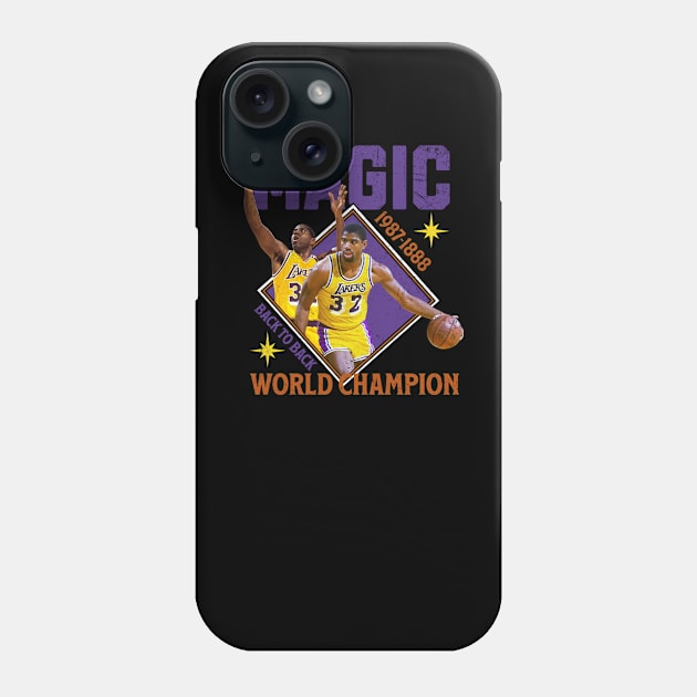 Magic Back To Back Champions Phone Case by jasmine ruth
