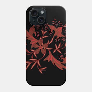 Red flowers Phone Case