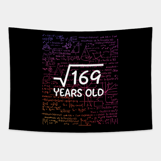 Square root 169 years old Tapestry by BoxingTee