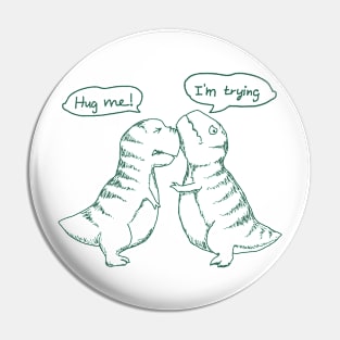 Dino Love! Hug Me! Pin