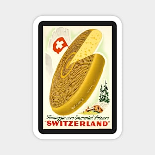 Formaggio vero Emmental Svizzero,Switzerland, Food Poster Magnet