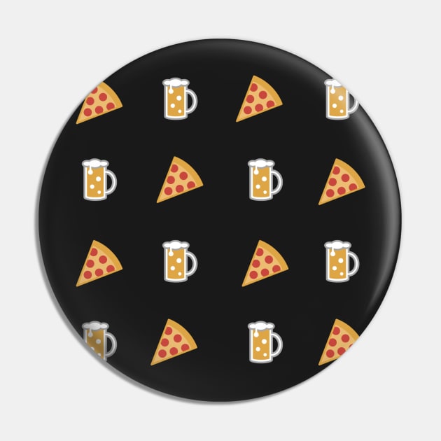 Beer and Pizza Pin by MedleyDesigns67