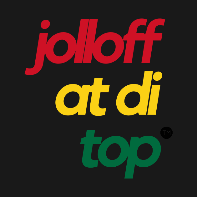 "Jollof" Design - Ghana Edition by MerchSaveTheWorld