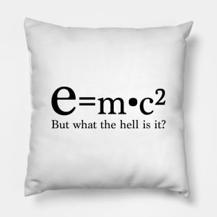 E=mc2 by Beebox Pillow