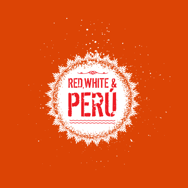 Red White and Peru burst by thedesignfarmer