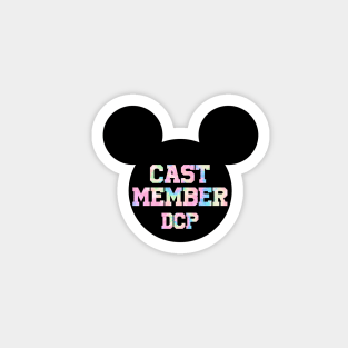 cast member DCP tie dye ears Magnet