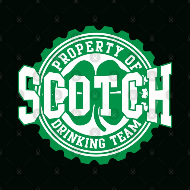 Scotch Irish Drinking Team Scottish St Patrick's Day by E