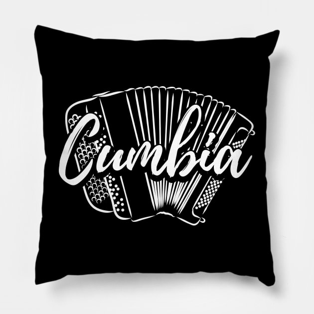 Cumbia vallenato - cumbia sonidera - cumbia y salsa Pillow by verde