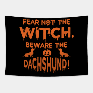 Beware the Dachshund Halloween Tapestry