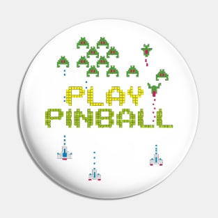 Arcade Play Pinball Pin