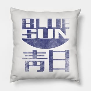 Blue Sun Pillow