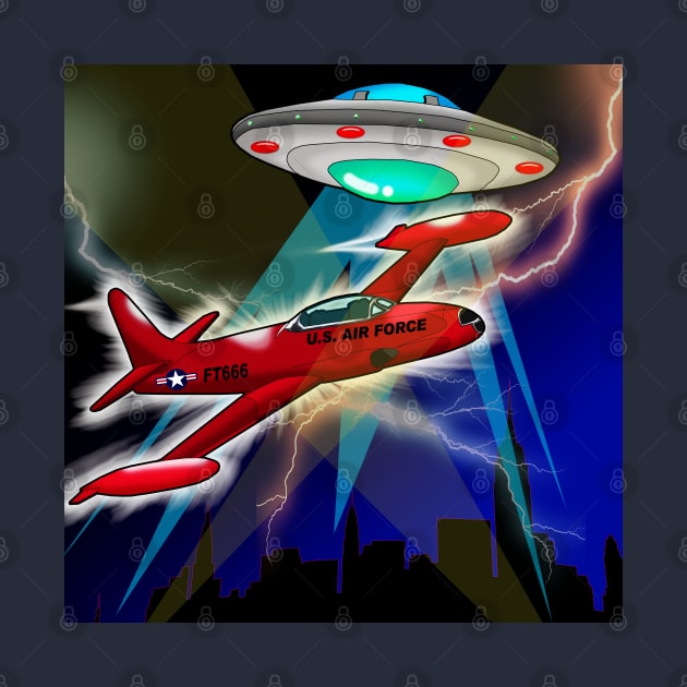 UFO Dogfight by lytebound