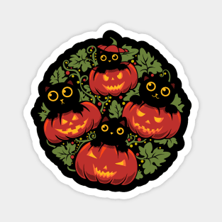 Halloween Kittens Magnet