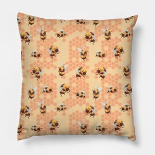 Bumblebee Yellow Pillow