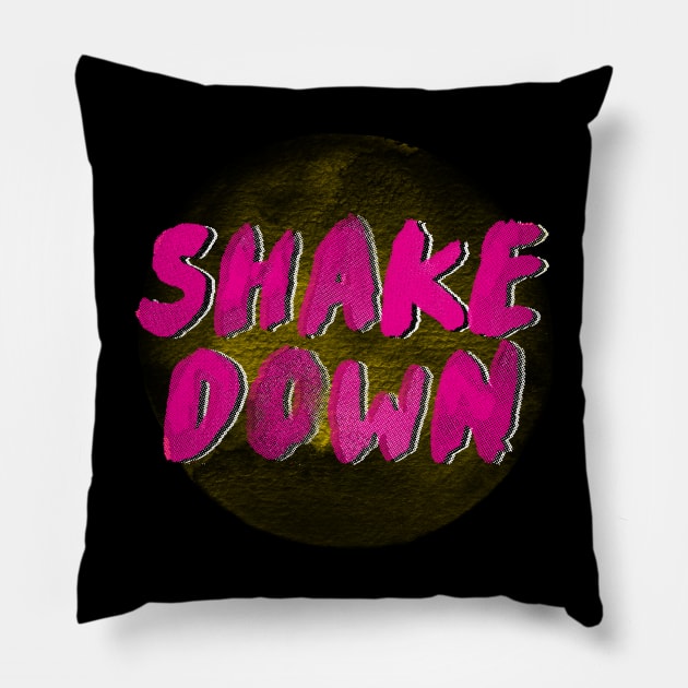 SHAKE DOWN 1 Pillow by Vin Zzep