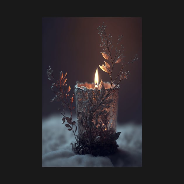 If nature was a candle - Delicately Ornate candle by UmagineArts