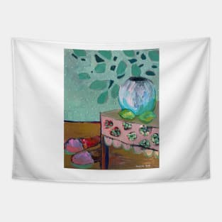 Flower vase, slippers, table cloth, home Tapestry