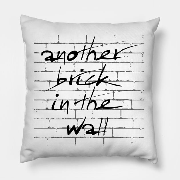 Another Brick in the Wall Pillow by VShop