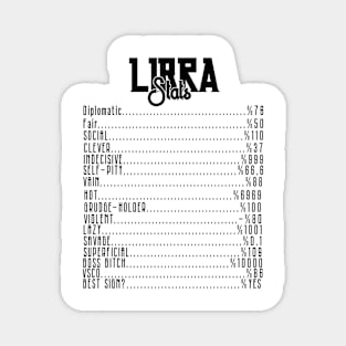 Libra Stats Magnet