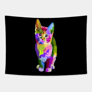 Cat Art Tapestry