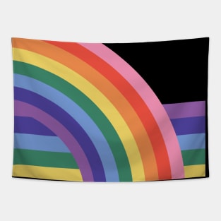 Lgbtiq+ Rainbow Wave Tapestry