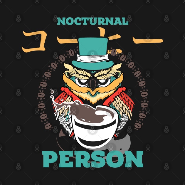 Nocturnal Coffee Person ReColor #2 by HCreatives