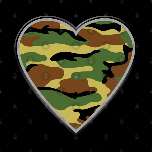 Camo heart design by DrewskiDesignz