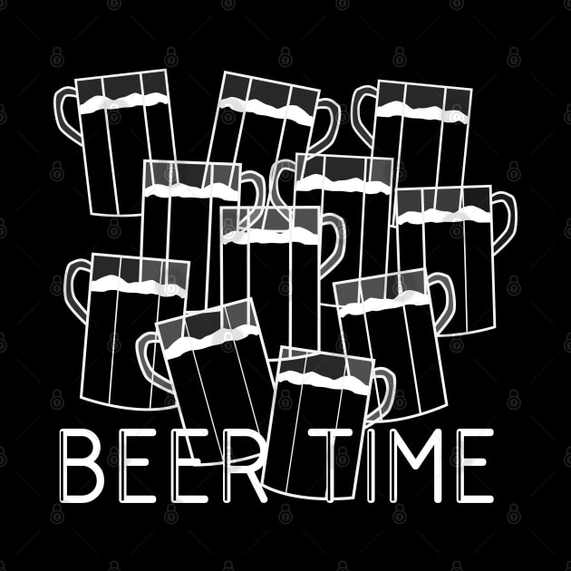 Black and white beer time by Nosa rez