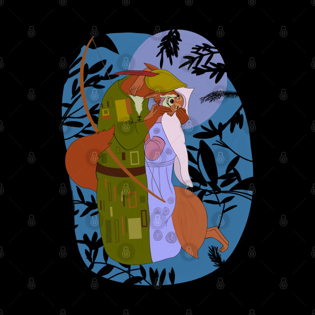 Moonlit Klimt - Robin Hood - Phone Case