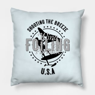 Wing Foiling Paradise U.S.A Pillow