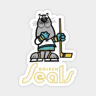 Defunct California Golden Seals Hockey Sparky Magnet