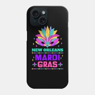 New Orleans Carnival Beads And Blings Party 2022 Mardi Gras Phone Case